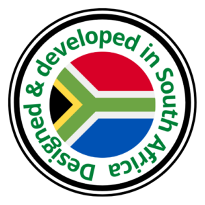 Designed and developed in South Africa